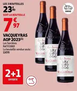 Auchan Vacqueyras AOP 2023 aanbieding