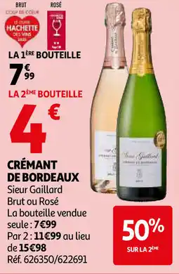 Auchan Crémant de bordeaux aanbieding