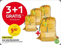 Brico Zak houtblokken aanbieding