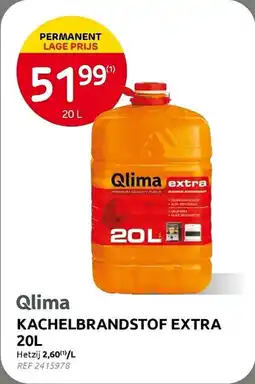 Brico Qlima kachelbrandstof extra aanbieding