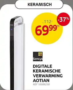 Brico Digitale keramische verwarming aotian aanbieding