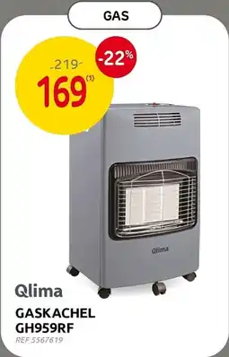 Brico Qlima gaskachel GH959RF aanbieding