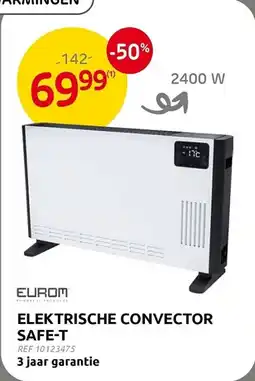 Brico Eurom elektrische convector safe-T aanbieding