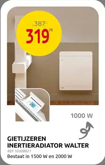 Brico Gietijzeren inertieradiator walter aanbieding