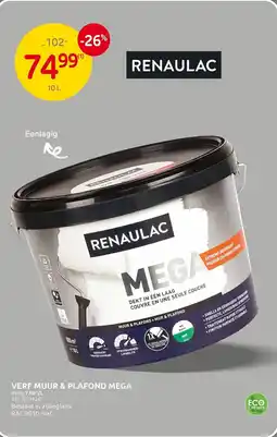Brico Verf muur & plafond mega aanbieding