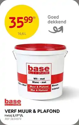 Brico Verf muur & plafond aanbieding