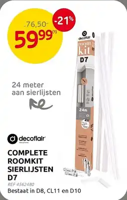 Brico Complete at complete roomkit sierlijsten D7 aanbieding
