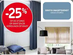 Brico Op de stores op maat en de gordijnen op maat aanbieding