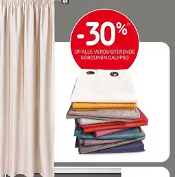 Brico Op alle verduisterende gordijnen calypso aanbieding