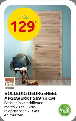 Brico Volledig deurgeheel afgewerkt S69 aanbieding