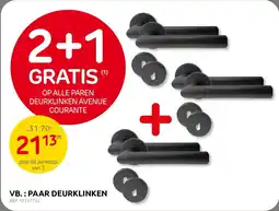 Brico Paar deurklinken aanbieding