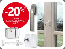 Brico Op alle raambeveiligingen abus aanbieding