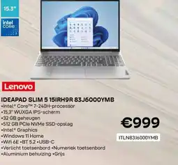 CompuDeals Lenovo Ideapad slim 5 15irh9r 83j6000ymb aanbieding