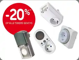 Brico Op alle timers sencys aanbieding