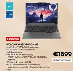 CompuDeals Lenovo Legion5 16 83dgooghmb aanbieding