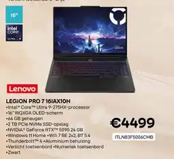 CompuDeals Lenovo Legion pro 7 16Iax10h aanbieding