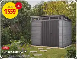 Brico Tuinhuis cortina 97 aanbieding