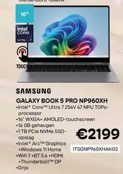 CompuDeals Samsung Galaxy Book 5 pro np960xh aanbieding