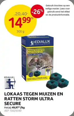 Brico Lokaas tegen muizen en ratten storm ultra secure aanbieding