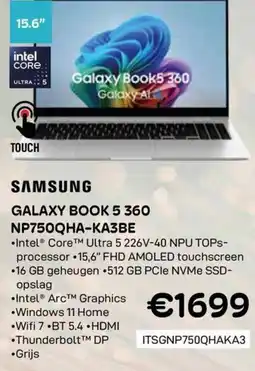 CompuDeals Samsung Galaxy Book5 360 np750qha-ka3be aanbieding