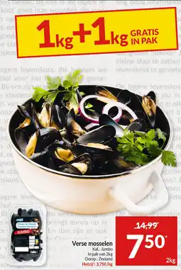 Intermarché Verse mosselen aanbieding