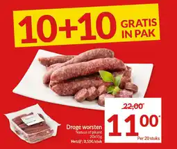 Intermarché Droge worsten aanbieding