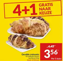 Intermarché Gevulde croissants aanbieding