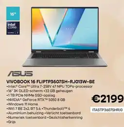 CompuDeals Asus Vivobook 16 fliptp3607sh-rj013w-be aanbieding