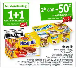Intermarché Nesquik aanbieding
