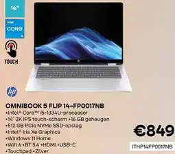 CompuDeals Hp omnibook 5 flip 14-fp0017nb aanbieding