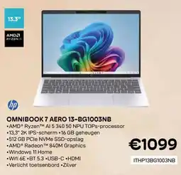 CompuDeals Hp omnibook 7 aero 13-bg1003nb aanbieding