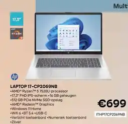 CompuDeals Hp Laptop 17-cp2069nb aanbieding