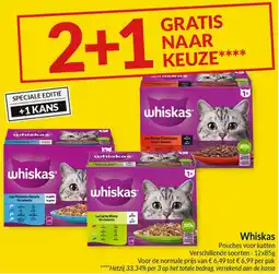Intermarché Whiskas aanbieding