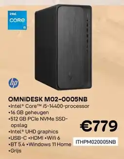 CompuDeals Hp omnidesk m02-0005nb aanbieding