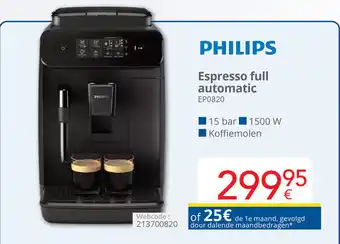 Philips Espresso full automatic EP0820