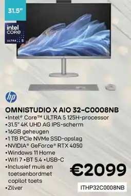 CompuDeals Hp omnistudio x aio 32-c0008nb aanbieding