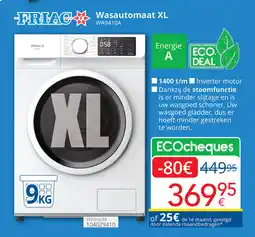Eldi Friac Wasautomaat XL WA9410A aanbieding