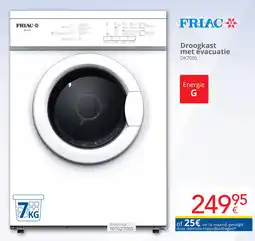 Eldi Friac Droogkast met evacuatie DK7005 aanbieding