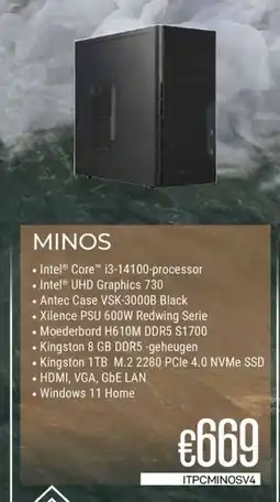CompuDeals Minos aanbieding