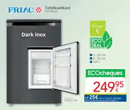 Eldi Friac Tafelkoelkast KK1740DIX aanbieding
