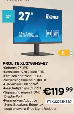 CompuDeals Prolite xu2793hs-b7 aanbieding