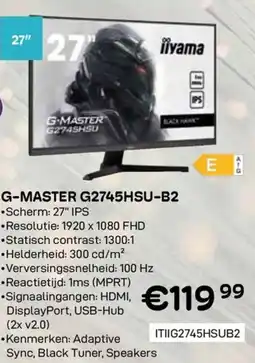 CompuDeals G-master g2745hsu-b2 aanbieding