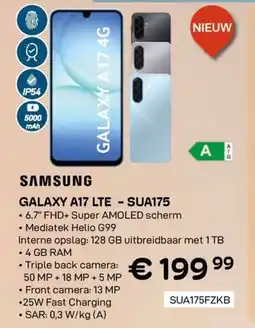 CompuDeals Samsung Galaxy a17 lte - sua175 aanbieding