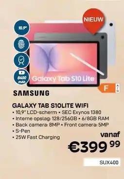CompuDeals Samsung Galaxy Tab S10 Lite aanbieding