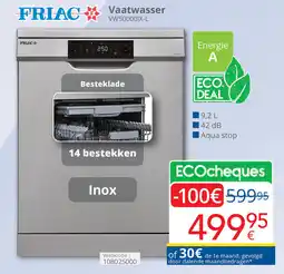 Eldi Friac Vaatwasser VW50000IX-L aanbieding