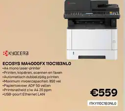 CompuDeals Kyocera Ecosys ma4000fx 110c1b3nlo aanbieding