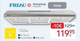Eldi Friac Dampkap DK0090İX aanbieding