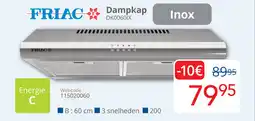Eldi Friac Dampkap DK0060IX aanbieding