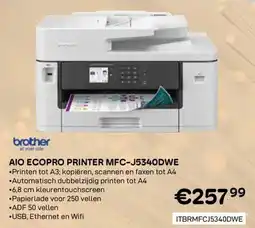 CompuDeals Brother Aio ecopro printer mfc-j5340dwe aanbieding