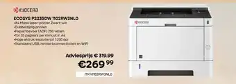 CompuDeals Kyocera Ecosys p2235dw 1102rw3nlo aanbieding
